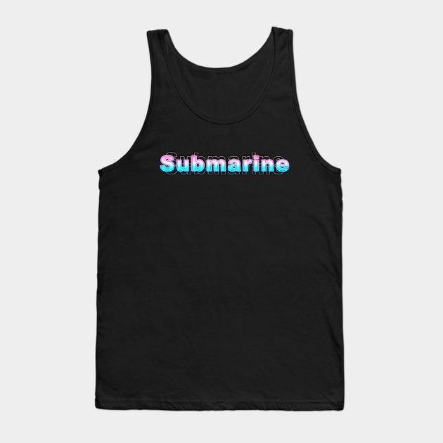 Submarine Tank Top by Sanzida Design